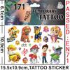  Birthday Party Supplies Tableware Set with Tablecloth Napkin Paper Cups Stickers Banner Backdrop - Complete Party Kit
