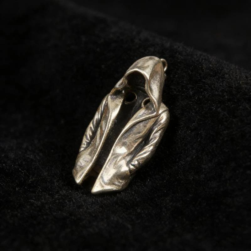 Retro Alloy Hooded Figure Paracord Bead Solid Durable For Diy Bracelet Keychain Jewelry Making
