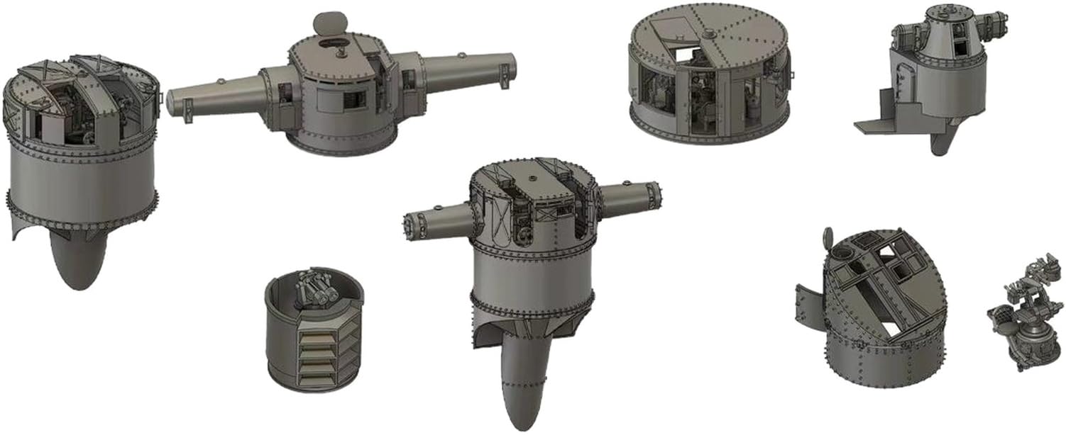 

Bunker Studio Japan Kaohsiung Fire Control System Optical Equipment Set Plastic Model Parts BSTIJN35131 1/350 & (Ship)