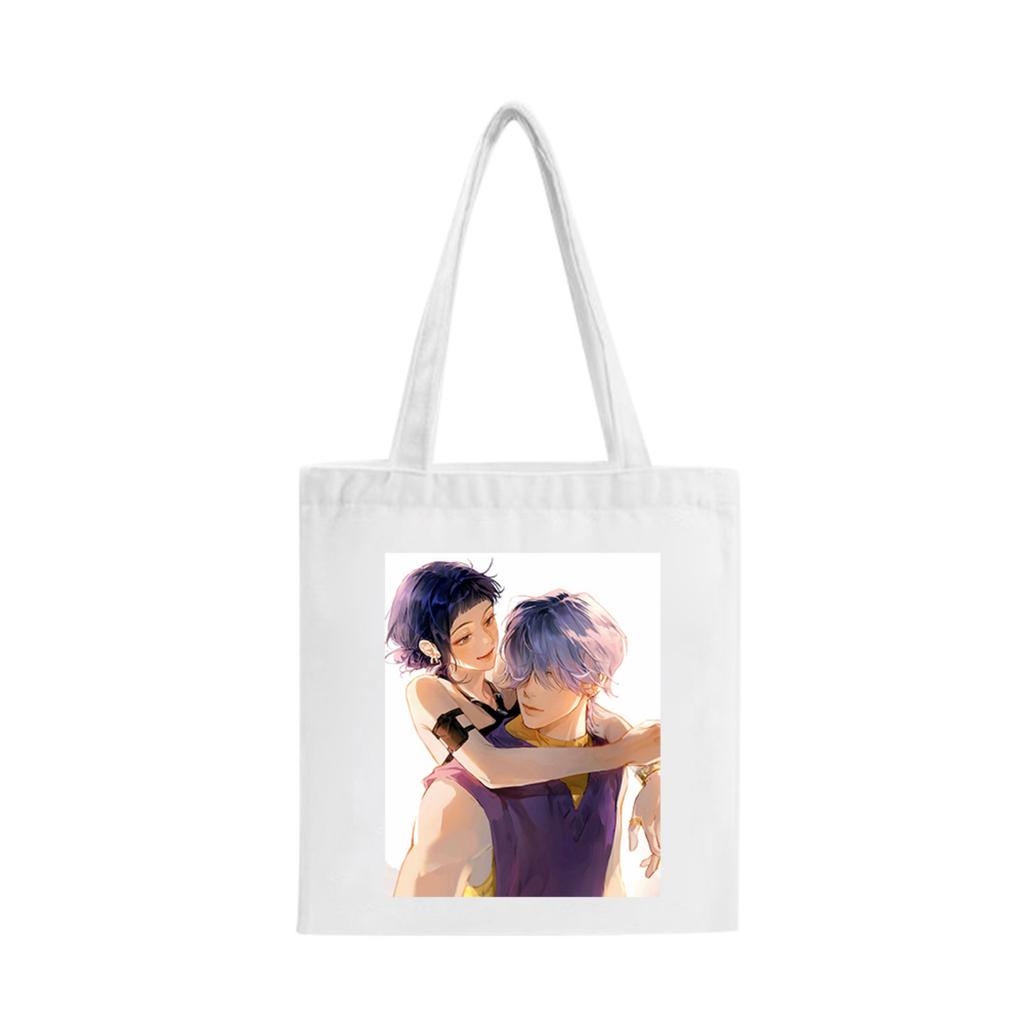 Girls Group Poster Printed Canvas Bag  Style Fan Support Zipper Handbag Women's Bag