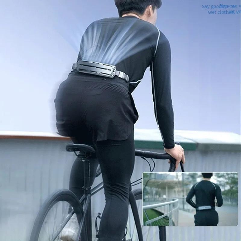 2024 Protable Waist Hanger Fan Outdoor Sports Belt Clip Air Conditioner Cooling Rechargeable Fan Mini Waist Mounted Fan, 3 Modes