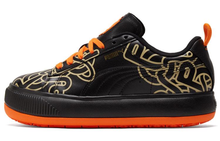 Pronounce x Puma Wmns Suede Mayu  Black Orange  35.5