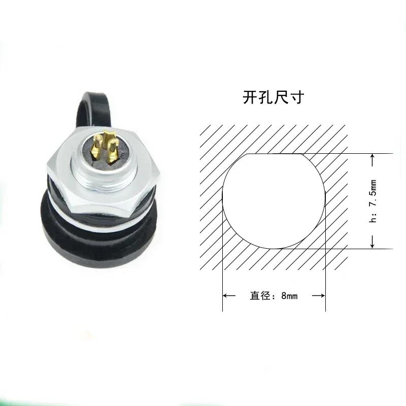 WEIPU SF8 SF810 SF812 M8 2 3 4 6 8Pin  Power Connector  Aviation Female Plug male Socket Industrial Medical Precision Instrument