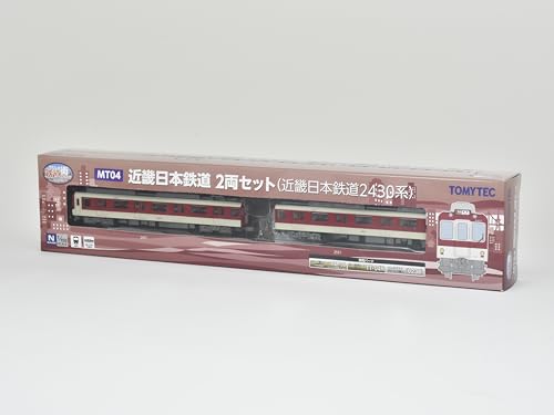 Mijn Stad Spoorlijn Collectie MT04 Kintetsu Spoorlijn Treinstel van 2 Wagens Diorama Benodigdheden
