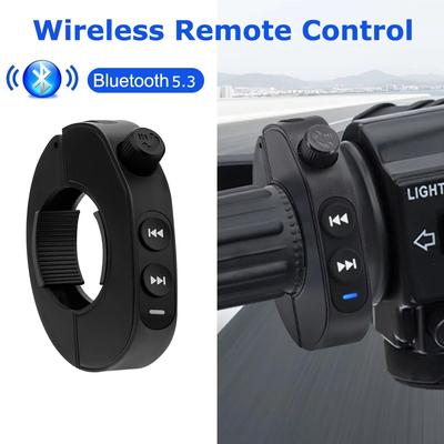 Bezdrátové Bluetooth 5.3 mediální tlačítko Dálkové ovládání Motocyklová helma Sluchátka Do auta Volant MP3 Hudba Přehrávání Pro telefony