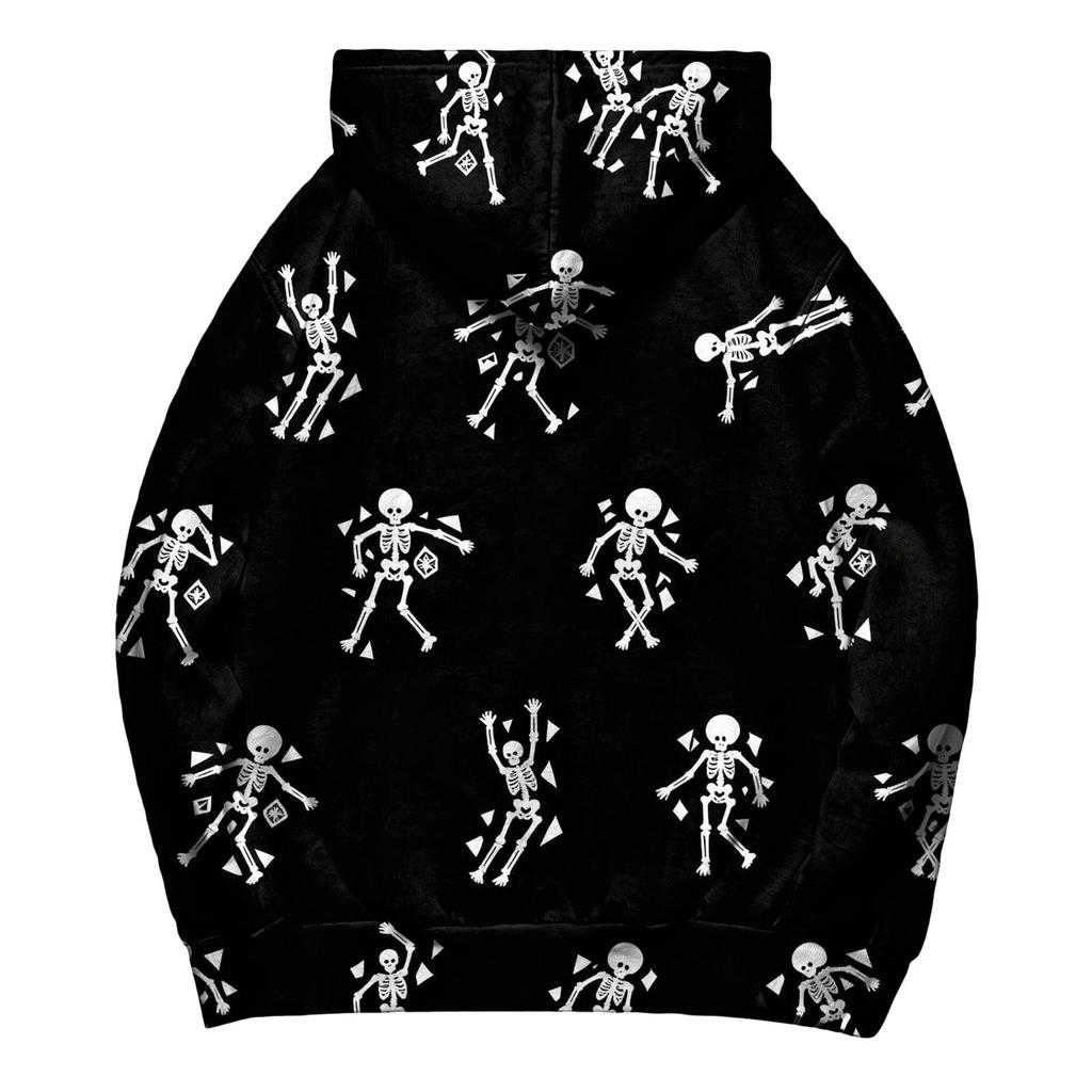 Damenmode Halloween-Print Kapuzenpullover