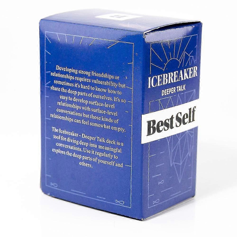 150 Cards Icebreaker Deeper Talk Deck By Bestself Conversation Party Board Game Card Games Full English - Shang Jue