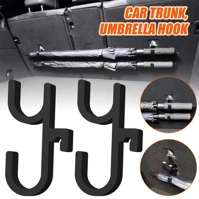 Car Umbrella Holder Car Trunk Hook Umbrella Mount Plant Towel Hook Auto Accessories Universal Internal Storage Organizer Holders