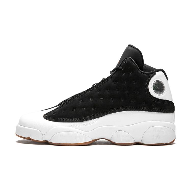 Jordan 13 Retro Black White Gum GS 439358-021 35.5