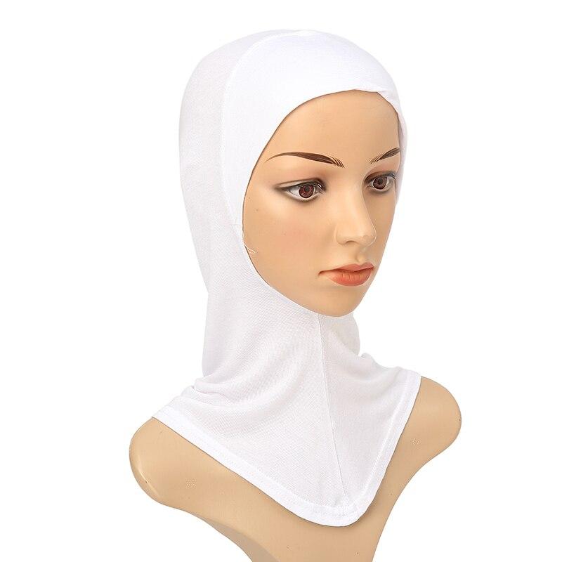 Muslimische Vollabdeckung Unterkappe Damen Baumwoll-Jersey Hijab Elastische Haube Einfaches Untertuch Mode Inneres Stirnband Turban