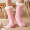 Boden Socken Erwachsene Zuhause Postpartale Socken Beinstulpen Schlaf Weihnachten Schnee Socken Korallenfleece Hausschuhe Teppich Socken