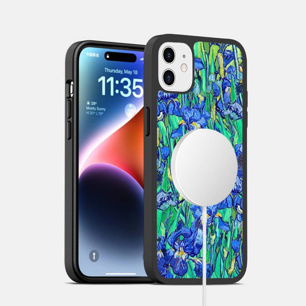 

Vincent Van Gogh Oil INS For Magsafe Phone Case For iPhone 17 Air 16 15 14 13 12 11 Pro Max Plus Shockproof Cover iPhone 11