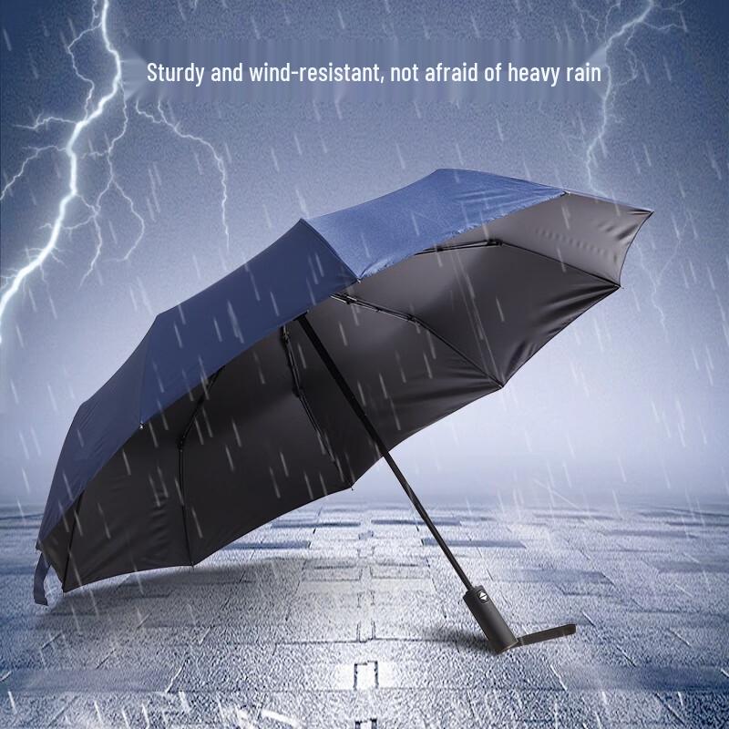 Cqint QTUM-11z Automatic 10-Rib Folding Umbrella