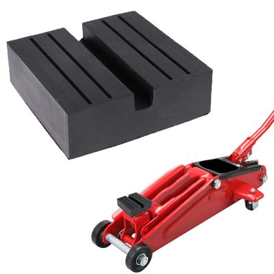Car Lift Jack Stand Rubber Pads Square Universal Slotted Frame Rail Floor Jack Guard Adapter Pad Automobiles Vehicle Repair