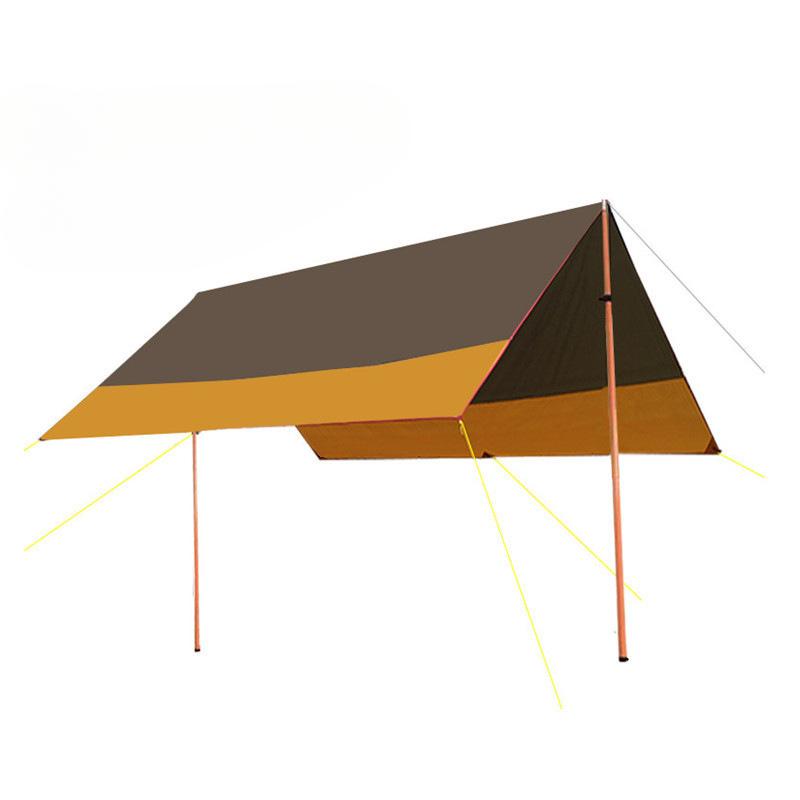 

Палатка для кемпинга на открытом воздухе, серебряная щеточка, защита от ультрафиолета, пляжный кемпинг, пикник, барбекю, непромокаемый и солнцезащитный козырек, навес от солнца 400X300cm