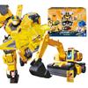 New Metal Cardbot Transforming Robot To Car Action Figures BLUE COP with Card Transformation Car Toys for Child Gift