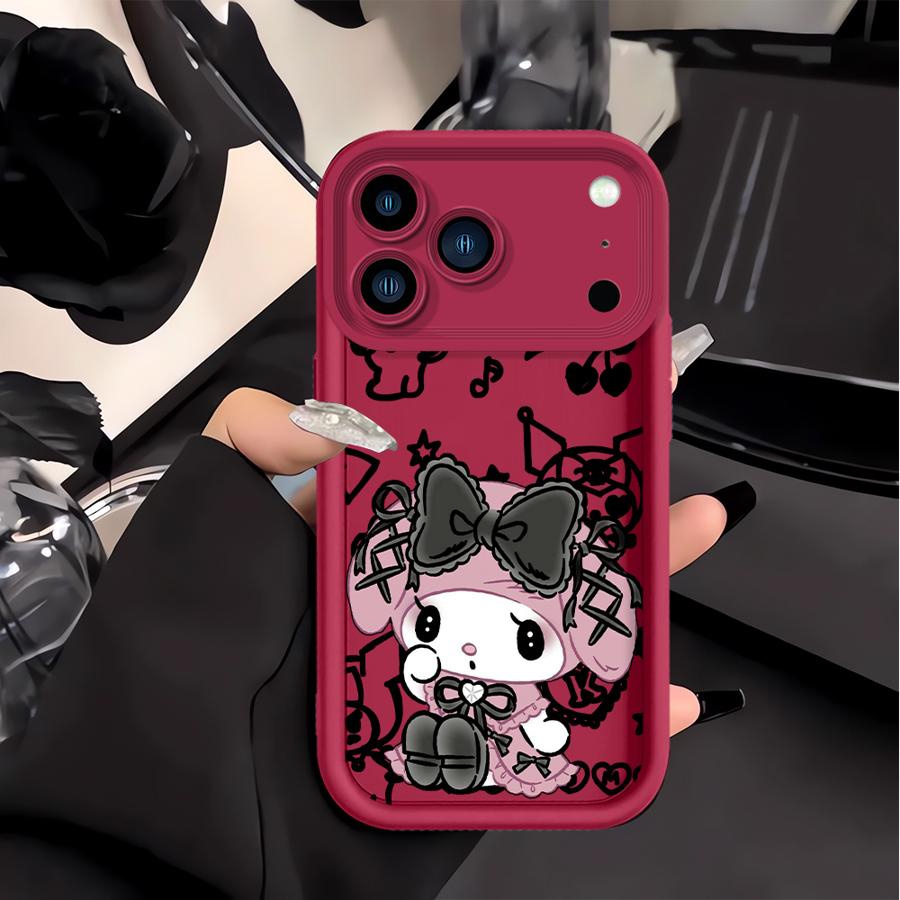 

Phone Cover Case for Apple iPhone 17 Pro Max 14 Plus 12 Air XS 16 15 11 16e XR 13 Mini Sanrio Cool Kuromi iPhone 16e