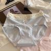 Female Summer Thin Color Matching 10A Antibacterial Bag Hip Not Clip Hip Waist Triangle Briefs