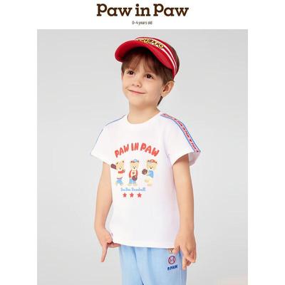 PawinPaw Toddler Boys' Cartoon Bear T-shirt