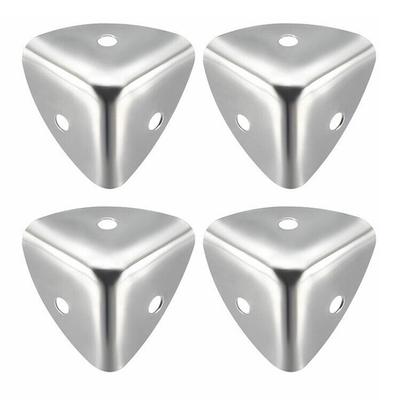 Silver Tone Corner Protectors Square Corners Tables