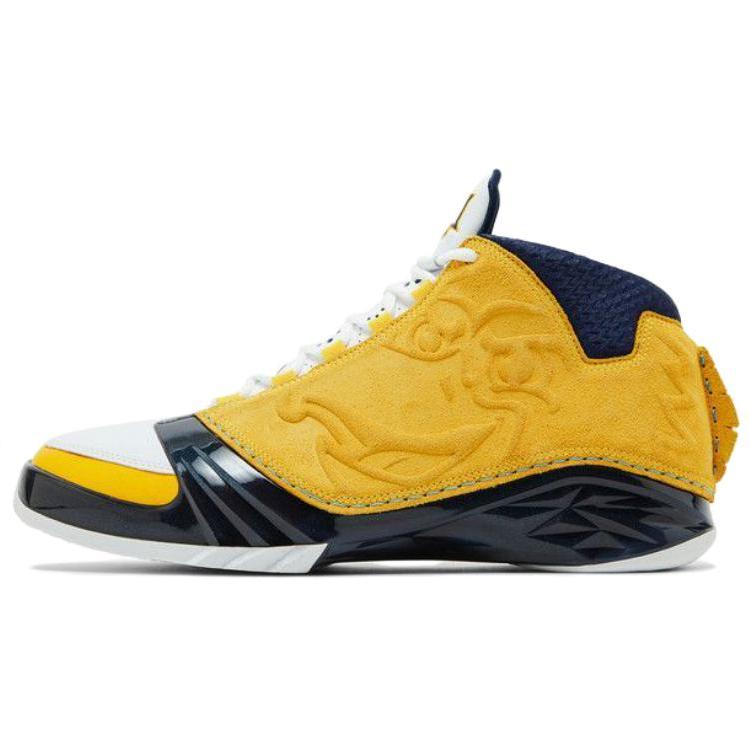 Air Jordan 23 Retro Marquette PE Unisex Sneakers Yellow Amarillo White FV1334-700