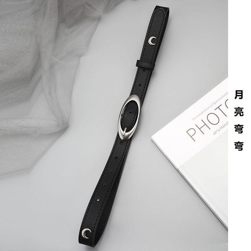 Metallic Vintage Inspired Narrow Waist Belt For Women Stylish And Versatile Accessory Fashion