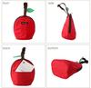 Hanna Hula Pet Cooler Walking Apple W X 19cm H X 11cm 100g Pouch, Insulated, Bag, Red, 13.5cm D,
