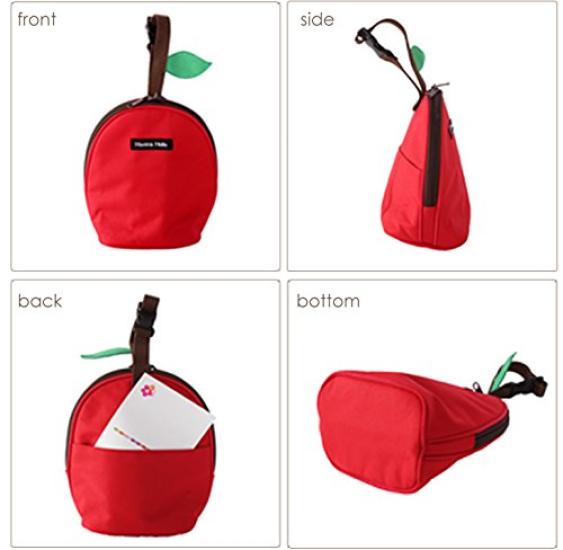 Hanna Hula Pet Cooler Walking Apple W X 19cm H X 11cm 100g Pouch, Insulated, Bag, Red, 13.5cm D,