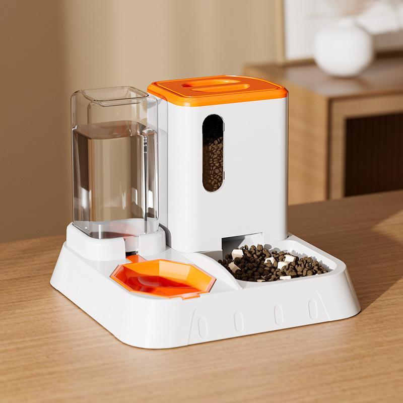 Large pet feeder, source cat water dispenser, new automatic feeding cat feeder