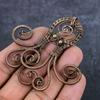 Octopus Handmade Copper Wire Wrap Jewelry Pendant 3.03" K6n03