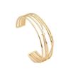 18K Gold-Plated Exaggerated Irregular Titanium Steel Bracelet