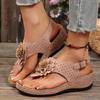 Womens Sandals Wide Ergonomic Design Wedge Toe Sandals Mitigate Foot Fatigue Comfortable And Functional Shoes Sandals For Woman