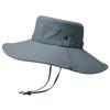 New Fashion Summer Bucket Hat Cowboy Men Outdoor Fishing Hiking Beach Hats Mesh Breathable Anti UV Sun Cap Large Wide Brim