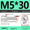 304 Stainless Steel Hex Socket Cap Screw with Washer - Sizes M3, M4, M5, M6, M8, M12