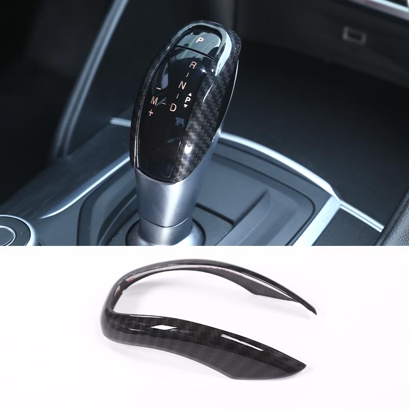 

ABS Carbon Fiber For Alfa Romeo Giulia Stelvio 2017 2018 2019 Car Gear Shift Head Frame Cover Trim Auto Interior Accessories