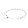 Swarovski Ariana Grande Exquisite Flower Design Crystal Necklace Unisex Necklace Silver 5751250