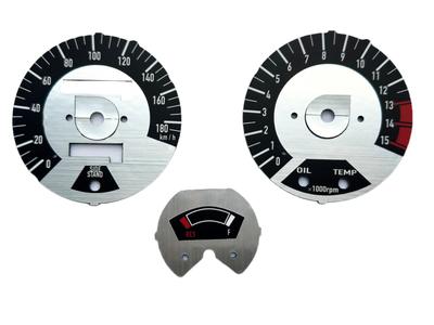 Custom Meter Panel for Motorcycles by Model and Year (silver, for CB400SF (NC31 Late Model, 1995-1998))