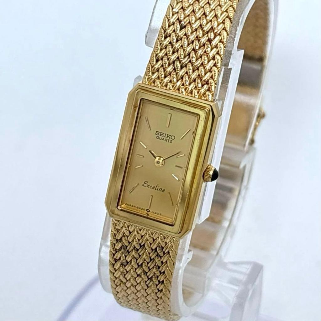 Used [Working New Battery] Seiko Excelline Dress Watch Ladies Watch