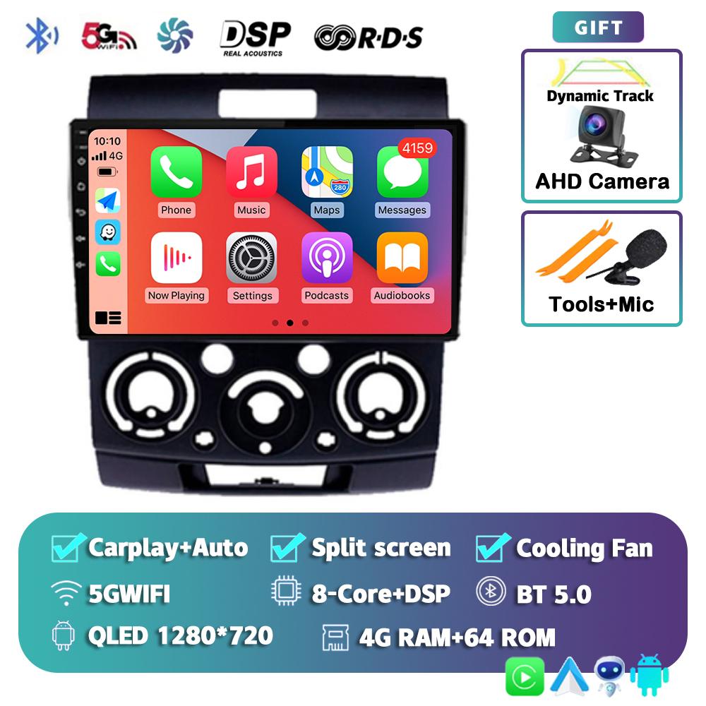 Android 14 Car Radio For Ford Everest Ranger Mazda BT50 BT-50 2006 2007 2008 - 2010 GPS Multimedia Video Player Head Unit Stereo