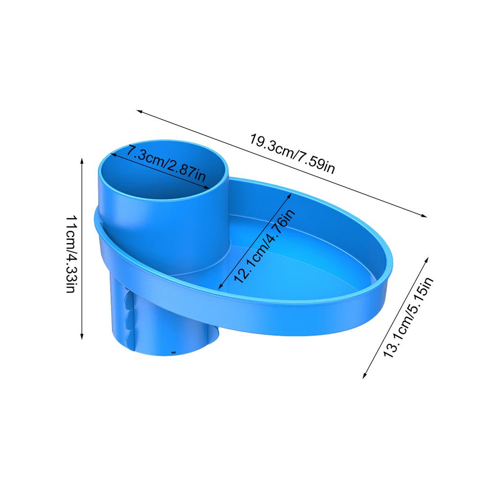 Car Seat Snack Tray Travel Tray For Kids Car SeatKids Vehicle Cup Holder Plate Car Accessory For Snacks Toys Cups Portable