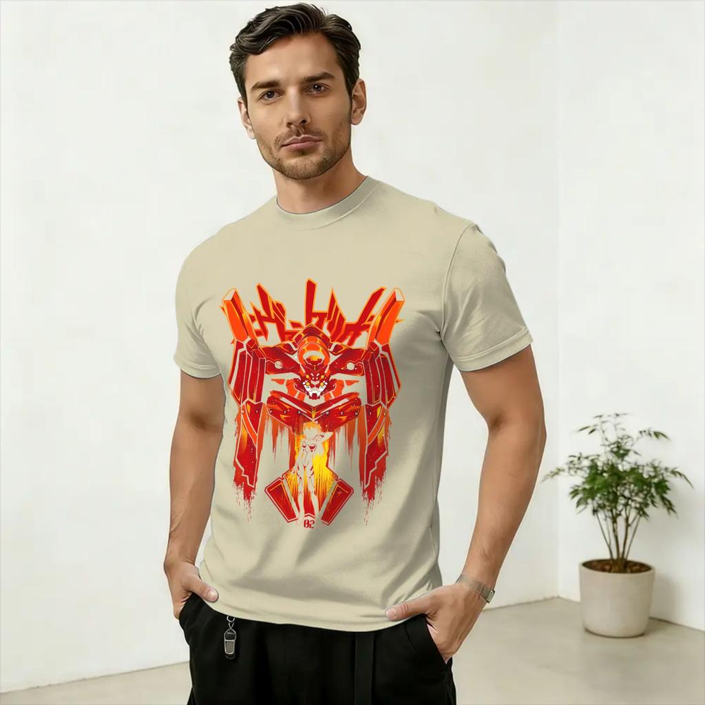 Evangelions EVA Zero 01 TShirt Summer Cotton T Shirts For Unisex Novelty Casual Tee Shirt ShortSleeved Y2K Funny Tops
