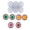 HX6F Jewelry Mould Silicone Resin Mold Christmas Snowflake Pendant Epoxy Resin Molds