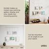 Umbra EXHIBIT Photo Display Frame, Stylish Postcard Size, 2L Size, White (Product Code: 21013426660)