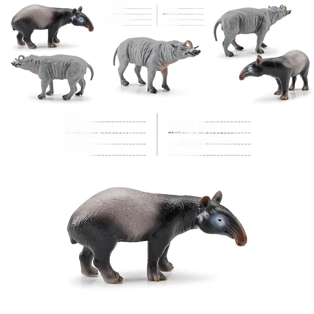 Babyrousa Pvc Wild Animal Models Set For Nature Study And Collection