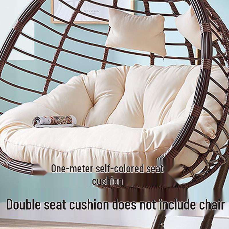 Double Hammock Hanging Chair Cushion - Thick, Washable Rattan Chair Cover for Autumn