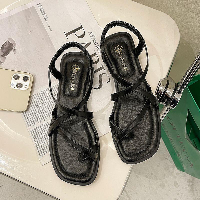 

Женские сандалии весна новая мода универсальные балетки трендовые туфли к юбке 39