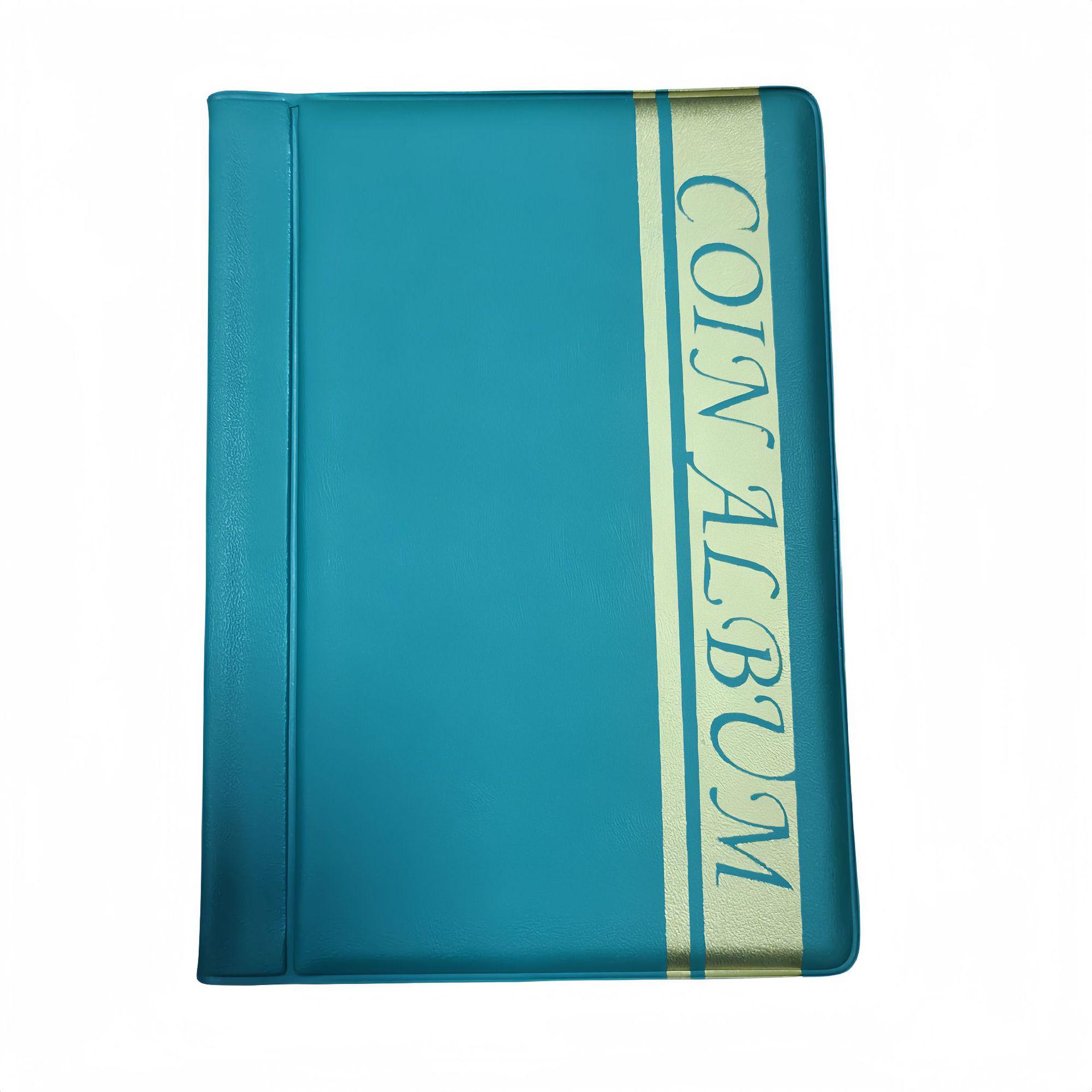 

Альбом для колекції стародавніх монет та марок - 120 кишень ПВХ, англійська версія зелений