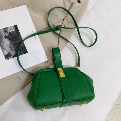 Borsa a tracolla da donna a forma di valigetta da medico con motivo litchi