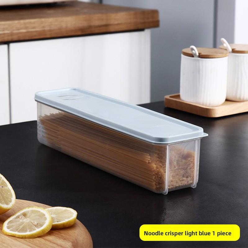 Noodle Rectangle Fridge Food with Lid Kitchen Grocery Food Hanging Noodle Storage Crisper Boxes