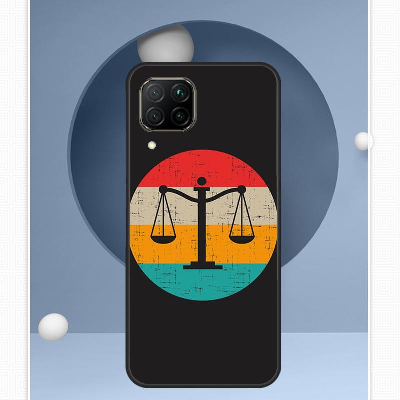 Lawyer Judge Pattern Art For Huawei Nova Y91 Y60 Y70 Y72 Y90 Y61 12s 12i 11i 8i 10 9 SE P20 P40 Lite P30 P60 Pro Case